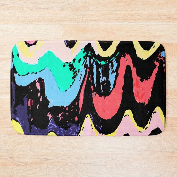 Item preview, Colored waves designed and sold by from Carbonizzo.