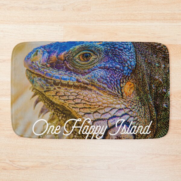 Item preview, Iguana One Happy Island  designed and sold by Jasmine Geerman Zehl.