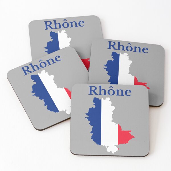 Item preview, Rhone, Rhône Map, France, French Department designed and sold by marosharaf.