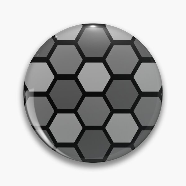 Item preview, Modern Gray Honey Comb Hexagon Shape Pattern designed and sold by getzjason.