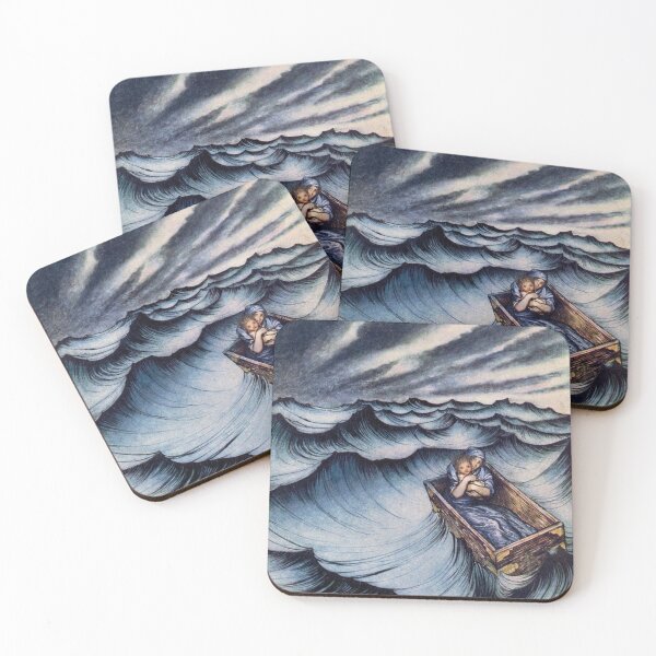 Item preview, Arthur Rackham: Danae clasped her child designed and sold by Dreamflight.