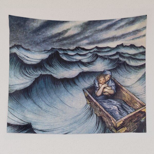 Item preview, Arthur Rackham: Danae clasped her child designed and sold by Dreamflight.