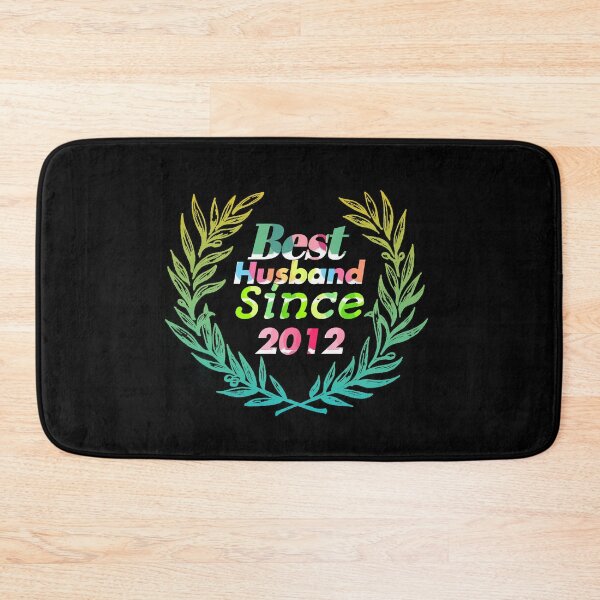 Item preview, Best Husband Since 2012 - 8st Wedding Anniversary designed and sold by MeowTouch Art.