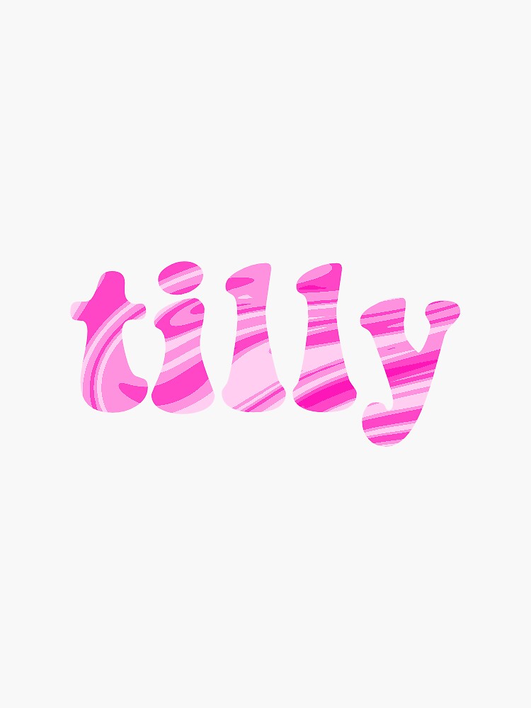 custom name design (tilly)