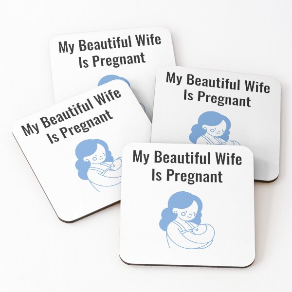 Item preview, My Beautiful Wife Is Pregnant - Baby Boy Edition designed and sold by DiceNLDesigns.
