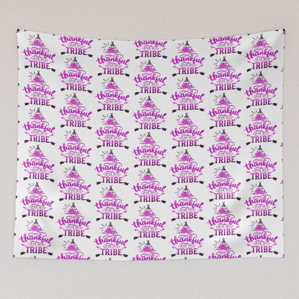 Item preview, Thankful For My Tribe Boho Style RedQuote designed and sold by bohobeauti.