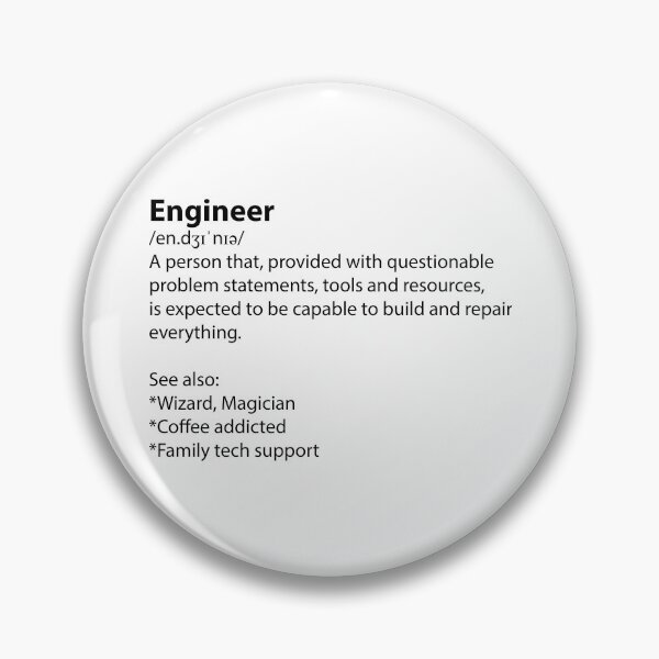 Item preview, Engineer Joke designed and sold by Only4Nerds.