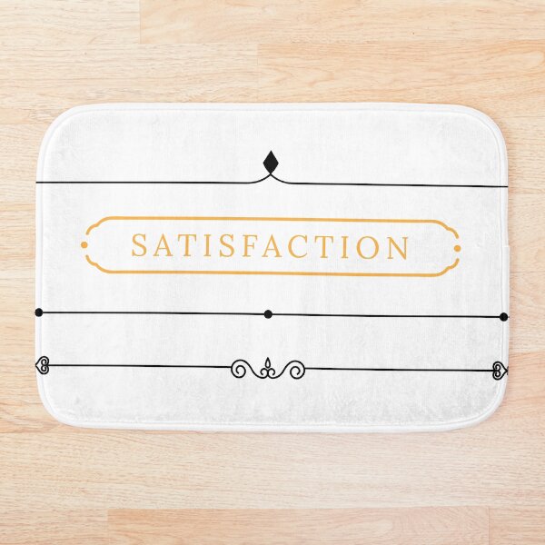 satisfacción Alfombra de baño