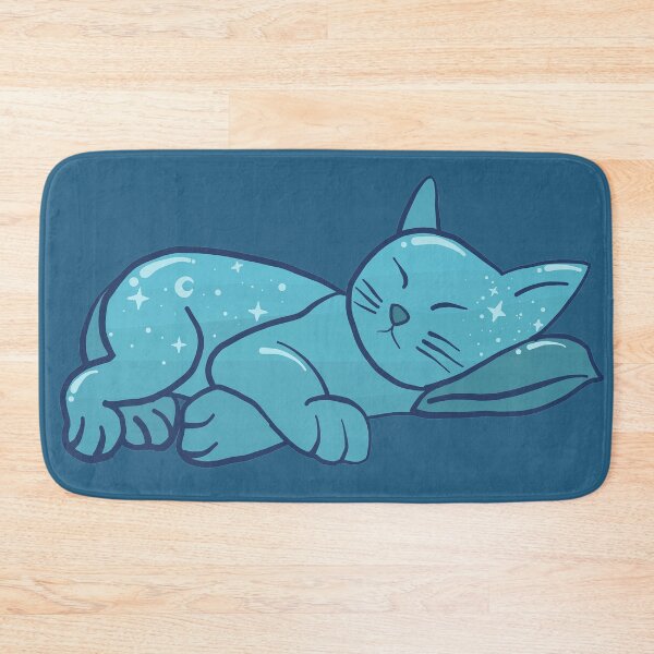 Item preview, Sleeping Kitty - Blue Moon  designed and sold by jenartfart.