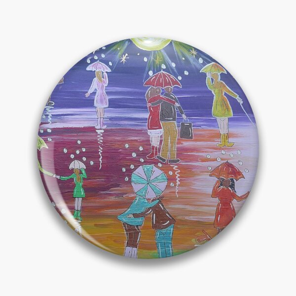 Item preview, Under their umbrellas in a stary sky designed and sold by Casimirasart.