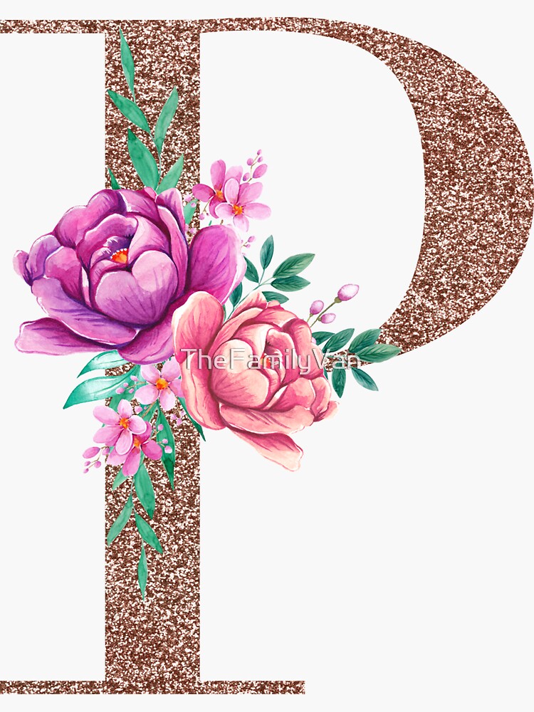 Blush White Bloom Floral Wreath Monogram Classic Round Sticker