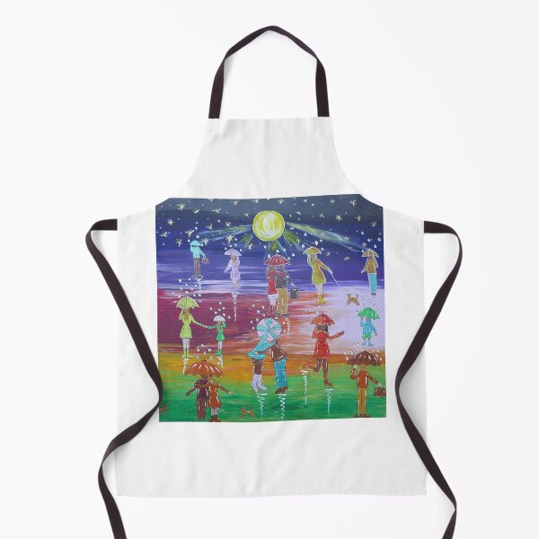 Item preview, Under their umbrellas in a stary sky designed and sold by Casimirasart.