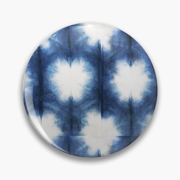 Item preview, Indigo Dyed Snow Flower designed and sold by jenniferdyes.