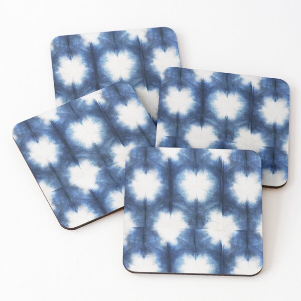 Item preview, Indigo Dyed Snow Flower designed and sold by jenniferdyes.