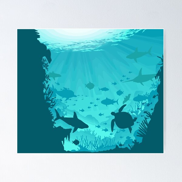 Item preview, Oceans Deep Blue Sea designed and sold by Warrior Veteran Clothing.