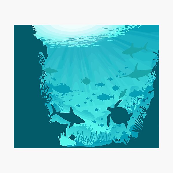 Item preview, Oceans Deep Blue Sea designed and sold by Warrior Veteran Clothing.