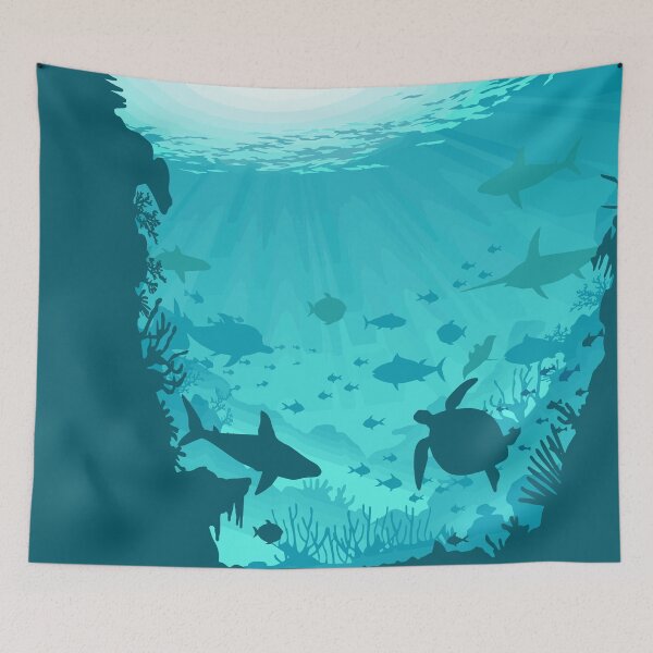 Item preview, Oceans Deep Blue Sea designed and sold by Warrior Veteran Clothing.
