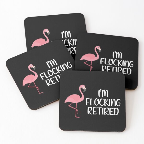 Item preview, Pink Flamingo I'm Flocking Retired  designed and sold by Vanover Designs.
