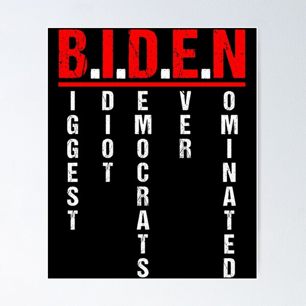 Item preview, Biggest Idiot Democrats Ever Nominated Vintage Design Funny Anti Joe Biden 2020 Retro designed and sold by naworas.