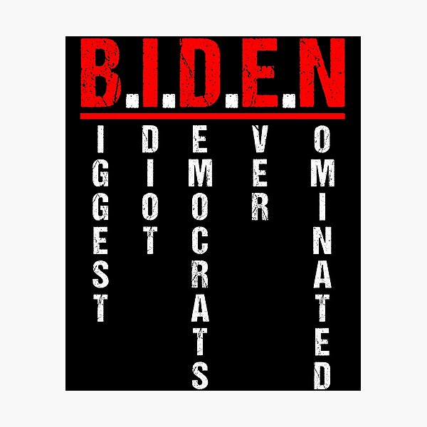 Item preview, Biggest Idiot Democrats Ever Nominated Vintage Design Funny Anti Joe Biden 2020 Retro designed and sold by naworas.