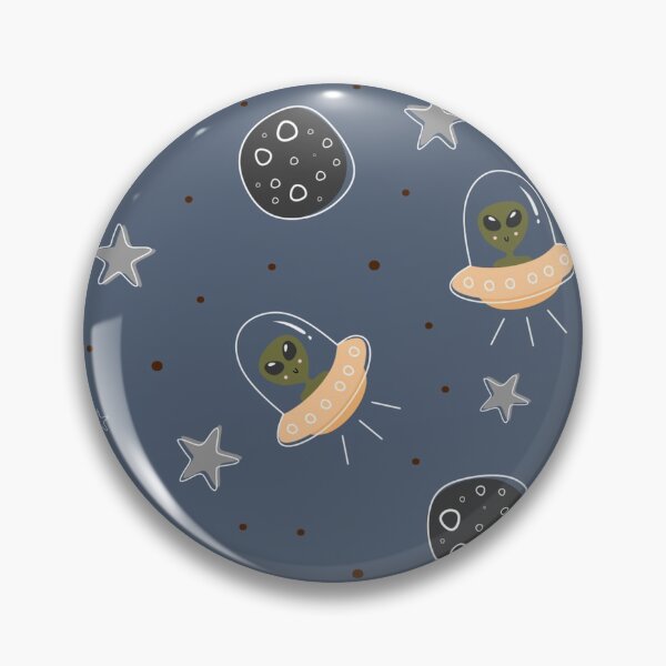 Artikelvorschau, Netter Alien im Raumschiffmuster Planeten Sterne Raum Alien Aliens Area 51 Grey Greys Grey Greys kleine grüne Männer entworfen und verkauft von Spaceshipsells.