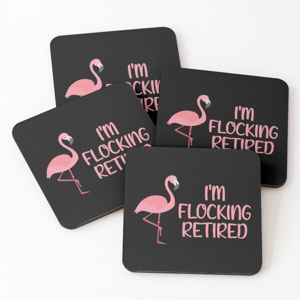 Item preview, Pink Flamingo I'm Flocking Retired  designed and sold by Vanover Designs.
