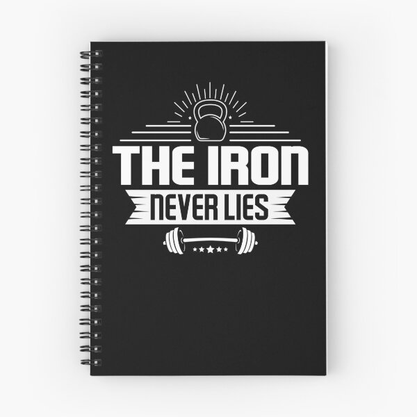 Item preview, The Iron Never Lies - Body  Building Fitness Gym  Motivation Quote for Lifters designed and sold by lamjar-art.
