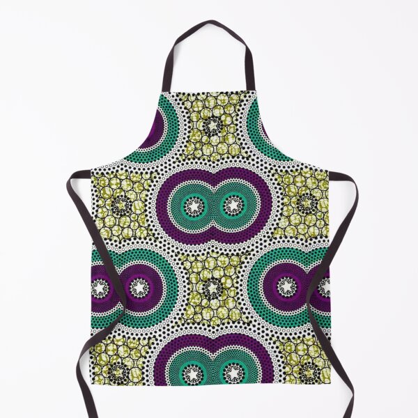 Item preview, Beautiful Purple and Teal African Wax Print designed and sold by africanvisuals.