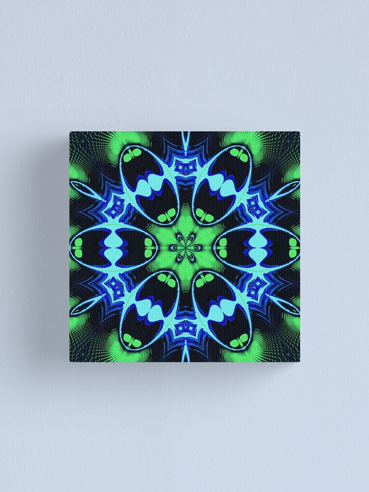 Alternate view of Blue Ring Rose Canvas Print