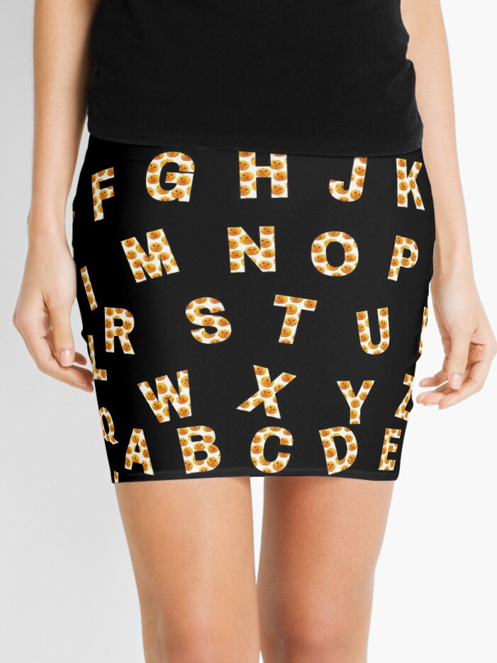 Number Alphabet Lore  Mini Skirt for Sale by TheBullishRhino