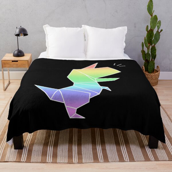 Item preview, Geometric Unicornasaurus Rex Stain Glass | Black designed and sold by Jovak.