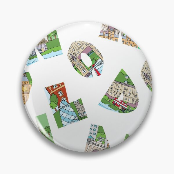 Item preview, London Letters Doodle Style Illustration designed and sold by LouiseFranksArt.