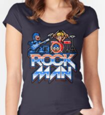 Rock, Man! Women's Fitted Scoop T-Shirt