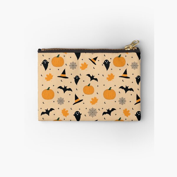 Item preview, Cute Halloween patterns orange pumpkin ghost & bats orange pastel halloween designed and sold by UniqueMw.
