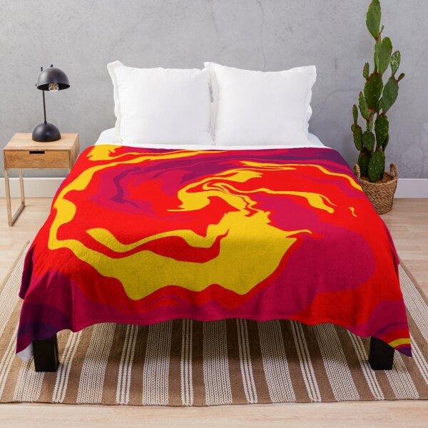 Item preview, Abstract Art - Marble - Red Yellow designed and sold by Geometricshow.