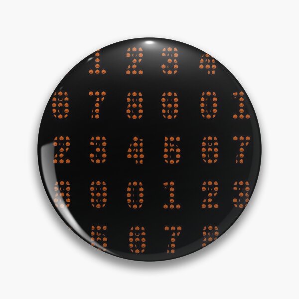 Item preview, Black and Orange Pumpkin Full Numbers Pattern designed and sold by Mirko Torresi.