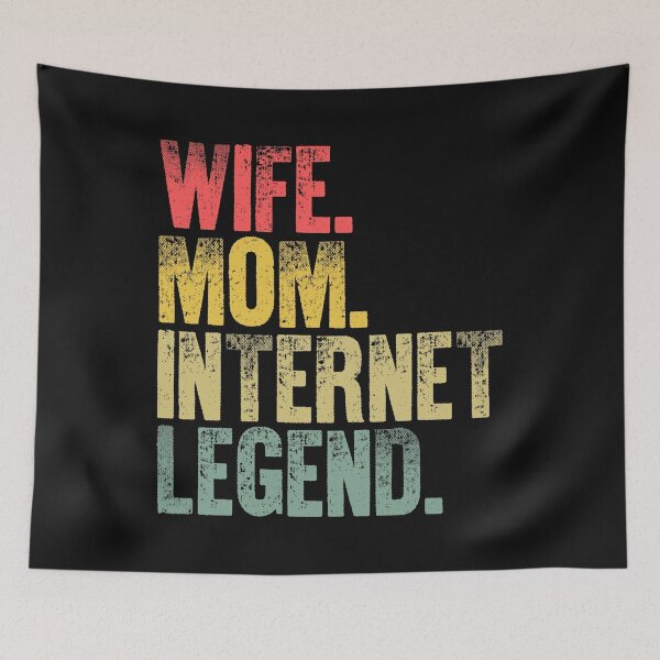 Item preview, Best Mother Women Funny Gift T Shirt Wife Mom Internet Legend designed and sold by Bendthetrend.