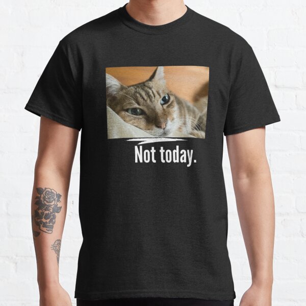 Not today sale cat sweatshirt