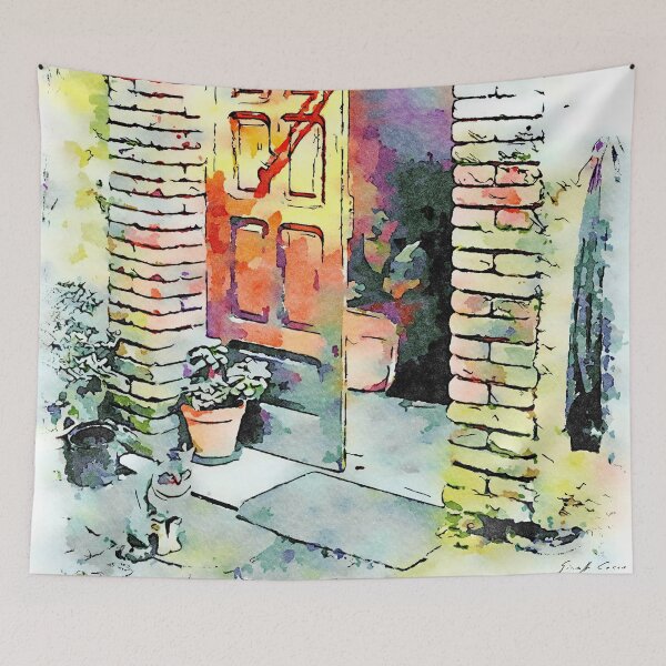 Item preview, Cat on the door designed and sold by Giuseppe Cocco.