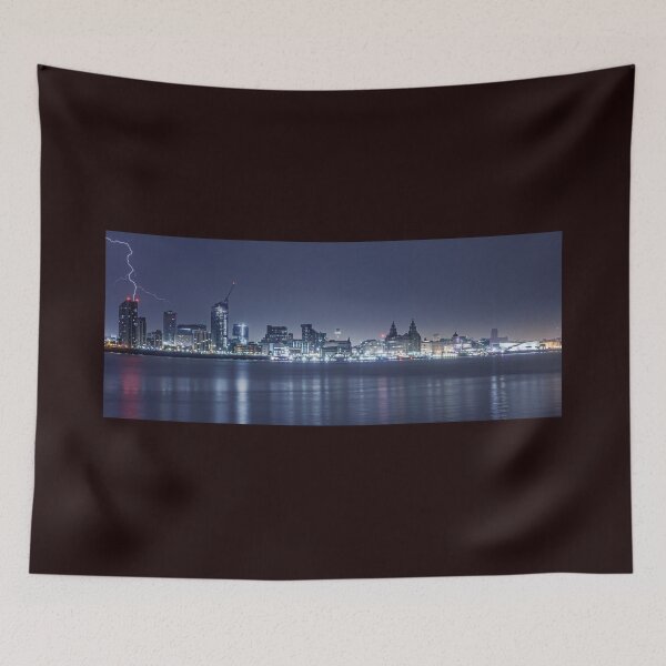 Item preview, Lightning over Liverpool designed and sold by Paul Madden.