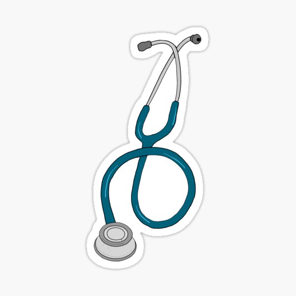 Item preview, Stethoscope - caribbean blue designed and sold by bayleft.