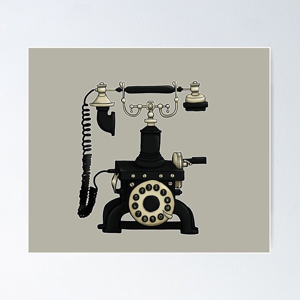 Item preview, Vintage Phone designed and sold by theTeaBear.