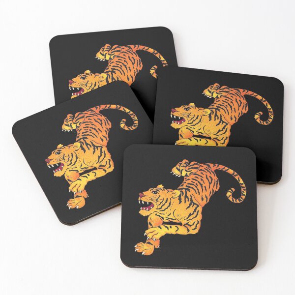 Item preview, Vintage Retro Classic Japanese Wild Tiger Tattoo  designed and sold by StudioTina.