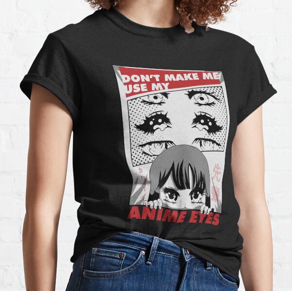 Crying Anime Eyes Shirt - Cry Baby Aesthetic Anime Eyes Crying Sweater ...