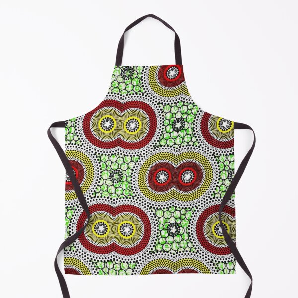 Item preview, Beautiful Green, Red and Yellow African Wax Print designed and sold by africanvisuals.