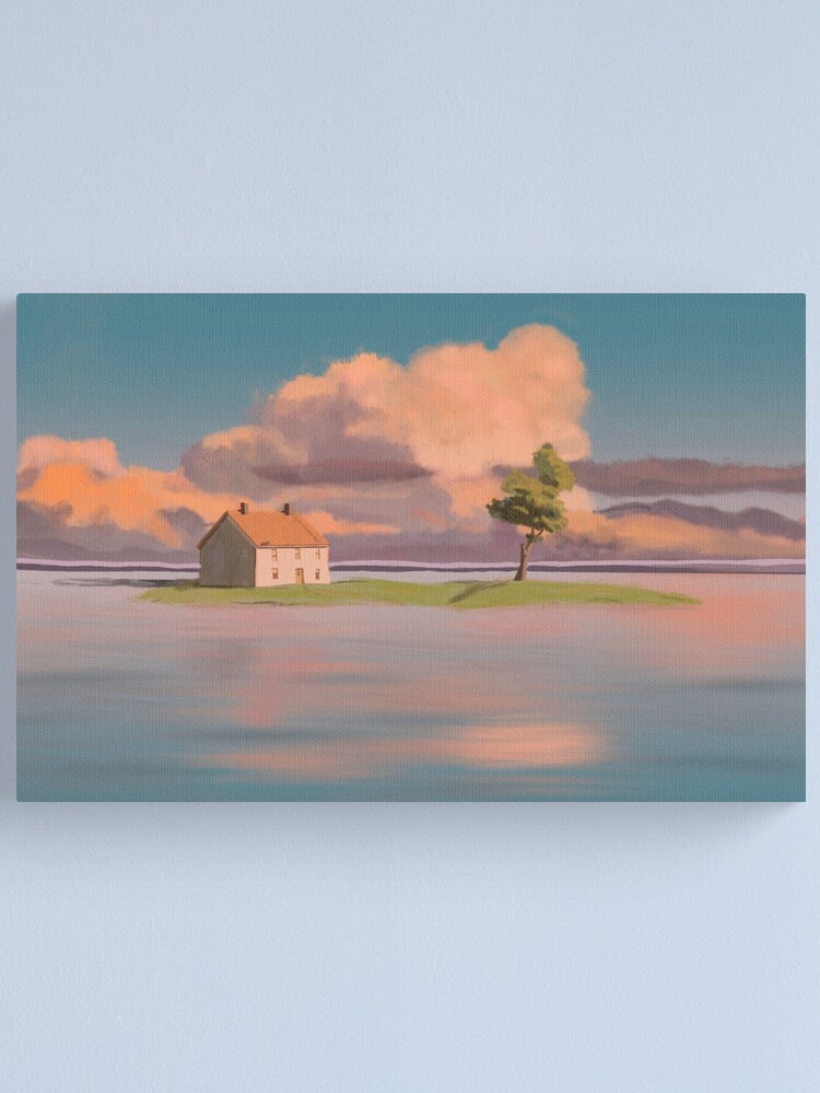 Alternate view of spirited away scene Canvas Print