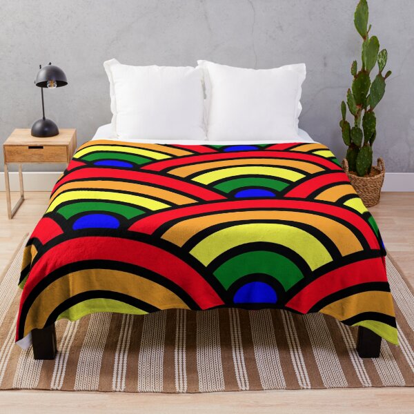 Item preview, Rainbow Seigaiha Large designed and sold by Sybille-Yates.