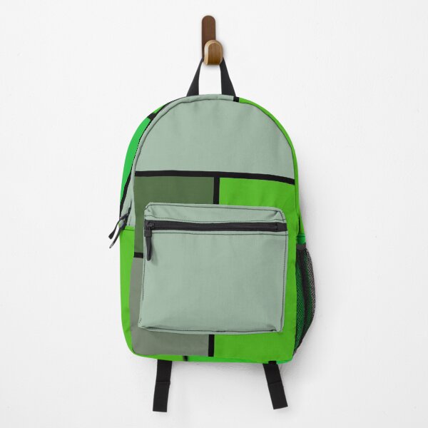 Item preview, green mondrian inspired design designed and sold by pauloneill-art.