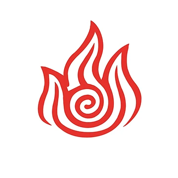 Artwork thumbnail, Fire Bending Symbol by RHallucinations