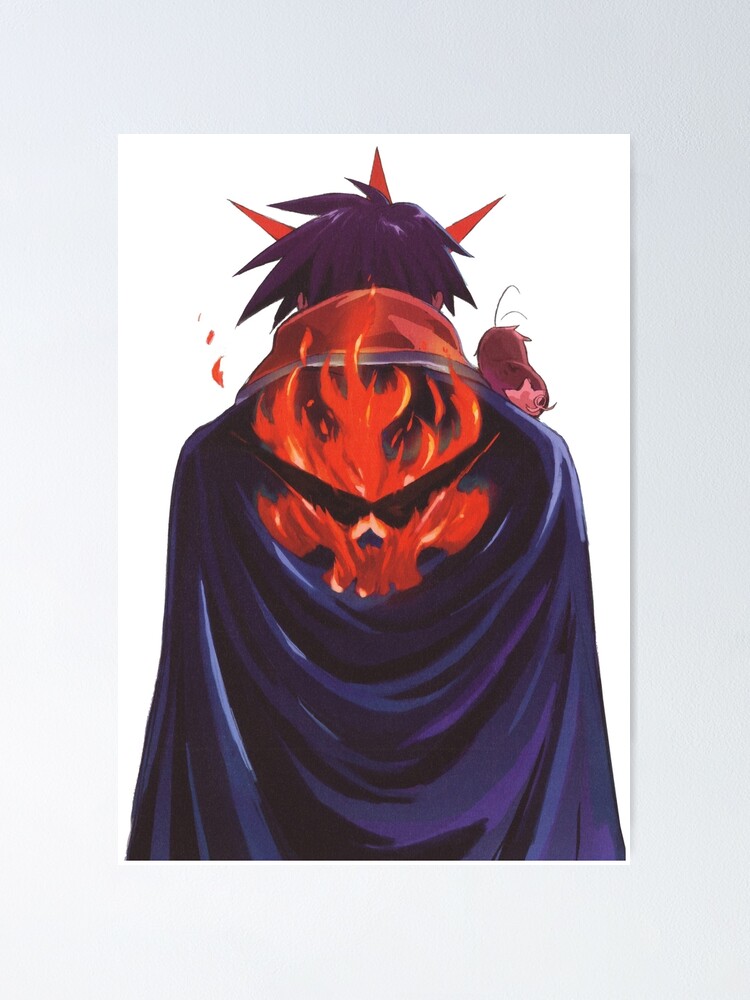 Simon Tengen Toppa Gurren Lagann Hooded Cloak Coat